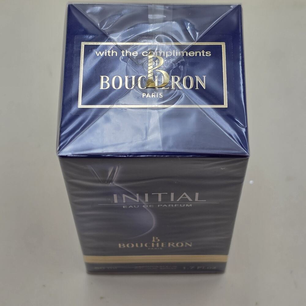 Vintage INITIAL by BOUCHERON 1.7 FL oz / 50 ML Eau De Parfum Spray New Sealed - Picture 6 of 11